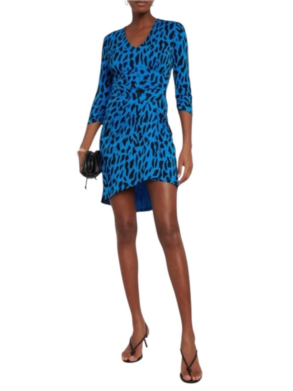 Diane Von Furstenberg David
Leopard-Print Minidress
Belmont Leo Sky Blue Large